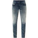 Donkerblauwe Corduroy Diesel Slimfit jeans voor Heren 