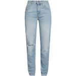Blauwe Koeienleren High waist Diesel Regular jeans  in maat M  lengte L32  breedte W25 voor Dames 