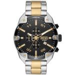 Gouden Stopwatch Diesel Polshorloges Armband met Chronograaf aangedreven met Mechanisch 5 Bar voor Heren 