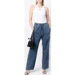 Blauwe Elasthan Diesel Bootcut jeans met motief van Ruimte Sustainable voor Dames 