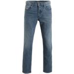 Flared Blauwe Polyester Diesel Tapered jeans  lengte L32  breedte W31 voor Heren 