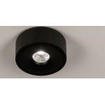 Zwarte Metalen Dimbare LED spot 