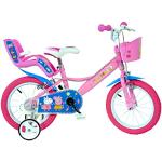 Dino Bikes 144R-PIG Peppa Pig Finding Dory Fiets, Kinderfiets, Roze