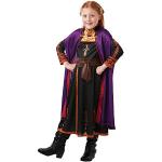 Disney 300289-S kostuum voor kinderen "Anna" uit "De ijskoningin 2" S kleurrijk