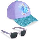 Paarse Frozen Elsa Kinder Baseball Caps met Glitter voor Meisjes 