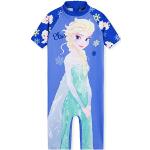 Blauwe Polyester Frozen Elsa Kinder badpakken Sustainable voor Meisjes 