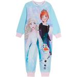 Blauwe Fleece Frozen Elsa Kinderpyjama's voor Meisjes 