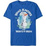 Blauwe Frozen Kinder T-shirts Sustainable voor Jongens 