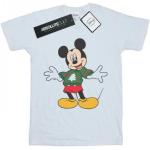 Grijze Duckstad Mickey Mouse T-shirts met ronde hals  voor een Kerstmis Ronde hals  in maat 3XL met motief van Muis voor Heren 