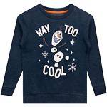 Blauwe Frozen Olaf Kinder hoodies  in maat 92 voor Jongens 