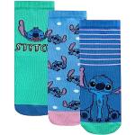 Disney Lilo en Stitch Sokken 3-Pack | Lilo & Stitch Meisjessokken | Pakket van 3 Katoenen Sokken voor Meisjes | Veelkleurig 37-40