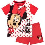 Disney Meisjes Korte Pyjama's Minnie Mouse Rood 104