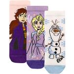 Disney Meisjes Sokken set van 3 Frozen Veelkleurig 31-36