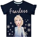 Disney Meisjes T-Shirt Frozen Elsa Blauw 98cm