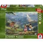 Disney - Mickey & Minnie in the Alps Puzzel (1000 stukjes)