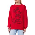 Rode Duckstad Minnie Mouse Oversized sweaters  in maat M met motief van Muis voor Dames 