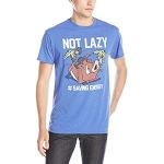 Koningsblauwe Lion King T-shirts  in maat XL met motief van Leeuwen voor Heren 