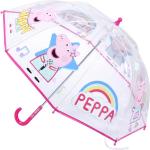 Roze Polyester Peppa Pig Kinderparaplu's met motief van Varken voor Meisjes 