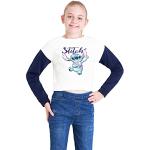 Disney Stitch-trui voor meisjes en tieners, crop top, hoodie, trendy kleding, coole kleding, 7-14 jaar, Lilo en Stitch cadeaus, beige/blauw., 11-12 Jaren