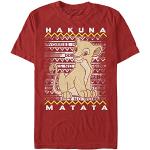 Rode Lion King Nala T-shirts  in maat L met motief van Leeuwen Sustainable 
