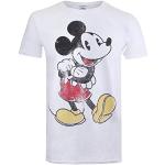 Witte Duckstad Mickey Mouse Ademende T-shirts met ronde hals  in maat S met motief van Muis Sustainable voor Heren 