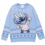 Blauwe Lilo & Stitch Stitch / Experiment 626 Gebreide Kinder kersttruien voor Jongens 