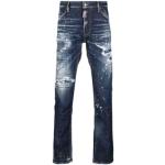 Donkerblauwe DSQUARED2 Straight jeans  in maat S in de Sale voor Heren 