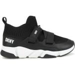Zwarte Rubberen DKNY | Donna Karan Kids Klittenband sneakers  in maat 37 met Klittenbandsluitingen in de Sale voor Kinderen 