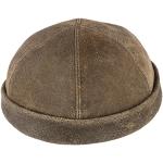 Bruine Viscose Bucket hats  in maat XL 56 voor Heren 