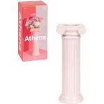 DOIY - Moderne decoratieve vaas - Athena in de vorm van een ionische zuil - van keramiek - bloemenvaas - decoratieve vaas - roze - 9,2 x 8 x 25 cm