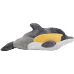 Grijze 35 cm Dolfijnen knuffels met motief van Dolfijnen voor Kinderen 