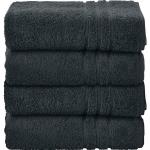 Zwarte Handdoeken sets 4 stuks 