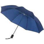 Marine-blauwe Polyester Opvouwbare paraplu's 