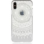 Witte Kunststof iPhone X hoesjes type: Hardcase met motief van Mandala 