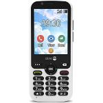 Doro 4G Mobiele telefoon (3 MP camera, 2,8 inch (7,11 cm) display, LTE, GPS, Bluetooth, WhatsApp, Facebook, WiFi), 7010, Wit