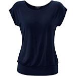 Casual Blauwe Handwas All over print T-shirts met opdruk  voor de Zomer Ronde hals  in maat M voor Dames 