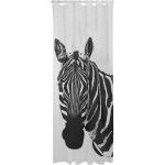 Zwarte Zebra Print Douchegordijnen in de Sale 
