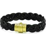 Zwarte Gouden 18K Gevlochten Gevlochten armbanden voor Dames 