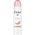 Alcoholvrije Dove Go Fresh Deodorant Sprays met Granaatappel 