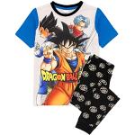 Dragon Ball Z Super Pyjama's Jongens Goku Anime Zwart T-shirt Broek PJ's 13-14 jaar