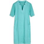 Turquoise Sandwich V-hals jurken V-hals  in maat M Kort in de Sale voor Dames 