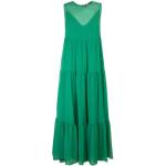 Casual Groene Zijden Max Mara Studio Mouwloze jurken  in maat XS Midi / Kuitlang in de Sale voor Dames 