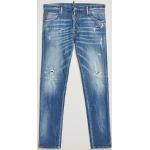 Lichtblauwe Stretch DSQUARED2 Stretch jeans voor Heren 