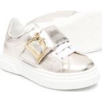 Gouden Kalfsleren DSQUARED2 Metallic Klittenband sneakers  in maat 37 met Klittenbandsluitingen in de Sale voor Kinderen 