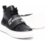 Zwarte Rubberen DSQUARED2 Sneakers  in maat 35 met Klittenbandsluitingen in de Sale voor Kinderen 