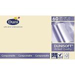 Duni Napkins D-Soft 40x40cm Cream, Papier, 9 X 20,5 X 20,5 Cm