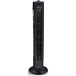 DUNLOP Torenventilator 78 cm, zuilventilator 45 W, staande ventilator 78 cm, 3 standen, schommelfunctie, vloerventilator, max. 57 dB (A), mat zwart