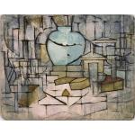 Dunne Fleecedeken - Plaid - kunst - 150 x 120 cm - Stilleven met gemberpot van Piet Mondriaan