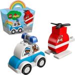 Duplo My First Fire Helicopter and Police Car 10957 14 Pieces Licensed Product TD01TD06-027. 10957-17760