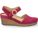 Roze Durea Sleehak sandalen  voor de Zomer Sleehakken met Klittenbandsluitingen voor Dames 